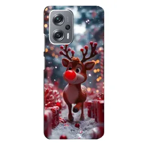 Чохол з принтом «Олень серед подарунків» для Xiaomi Redmi Note 12 Pro Plus