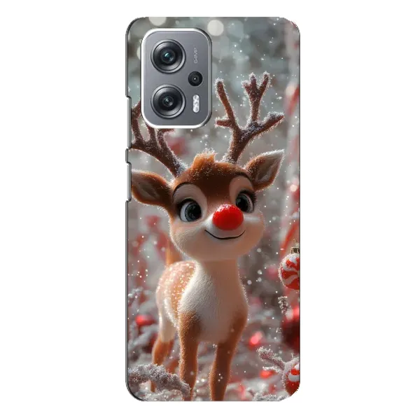 Чохол з принтом «Олень з носом» для Xiaomi Redmi Note 12 Pro Plus