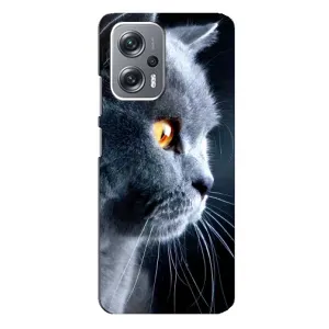 Чохли з Котиками для Xiaomi Redmi Note 12 Pro Plus (VPrint) (Сірий Кіт)