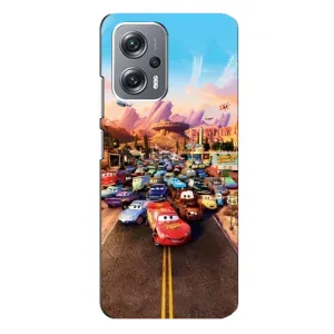 Силіконовий чохол Маквін для Xiaomi Redmi Note 12 Pro Plus (Тачки на трасі)