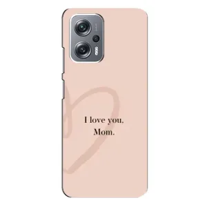 Чохол з принтом «Серце мамі» для Xiaomi Redmi Note 12 Pro Plus