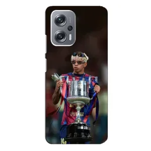 Чохол з футболістом Ламін Ямаль Xiaomi Redmi Note 12 Pro Plus (Ямаль з кубком)