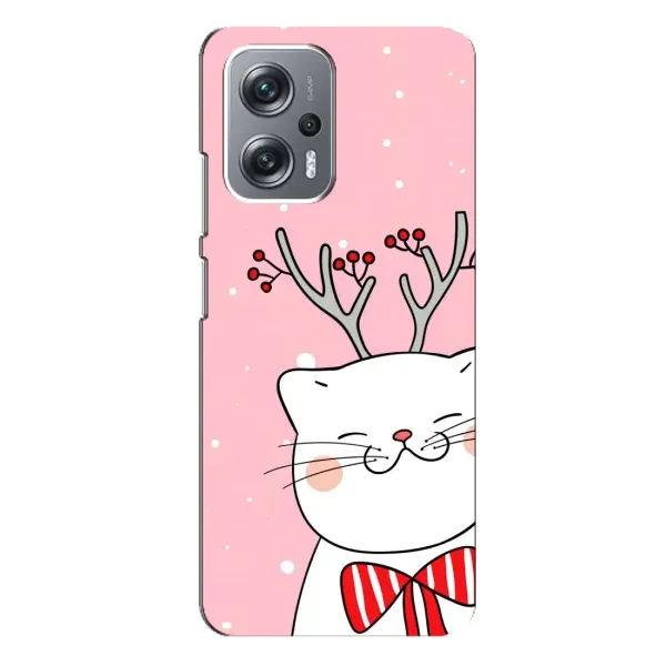 Чехол с принтом «Зимний кот» для Xiaomi Redmi Note 12 Pro Plus