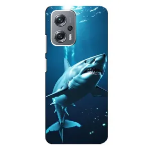 Чохол з картинкою 'Хижаки' для Xiaomi Redmi Note 12 Pro (5g) (Акула під водою)