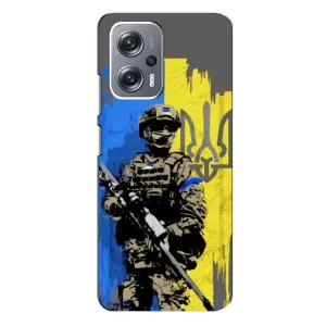 Чехлы с картинкой ЗСУ для Xiaomi Redmi Note 12 Pro (5g) (AlphaPrint) (АРТ солдат)