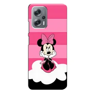 Эксклюзивный чехол для Xiaomi Redmi Note 12 Pro (5g) (AlphaPrint - Мультяшные) (Девочка Maus)