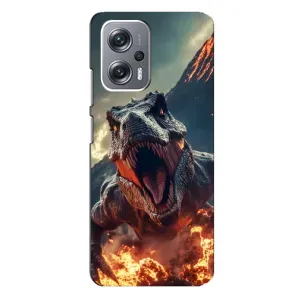 Чохол з картинкою 'Хижаки' для Xiaomi Redmi Note 12 Pro (5g) (Вогняний динозавр)