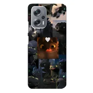 Чохол як приборкати дракона на Xiaomi Redmi Note 12 Pro (5g) (Дракон колаж)
