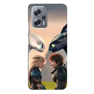 Чохол як приборкати дракона на Xiaomi Redmi Note 12 Pro (5g) (Гикавка і Астрід)