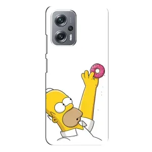 Чjхол з Сімпсонами для Xiaomi Redmi Note 12 Pro (5g) (VPrint) (Гомер з пончиком)
