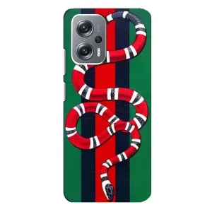 Чехлы ГУЧЧИ для Редми Ноут 12 Про (5G) (AlphaPrint) (Gucci змия)
