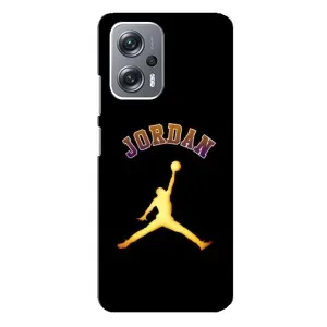 Чехлы для Xiaomi Redmi Note 12 Pro (5g) - с картинкой JORDAN (AlphaPrint) (Jordan Gold)