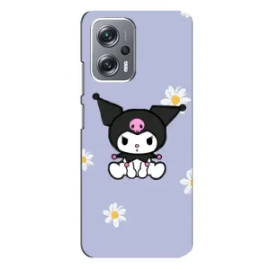 Чехол с кроликом Куроми на Xiaomi Redmi Note 12 Pro (5g) (Куроми в цветах)