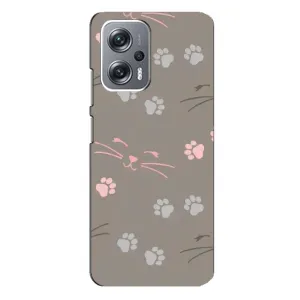 Чохол з малюнком кіт на Xiaomi Redmi Note 12 Pro (5g) (Лапи і вуса)