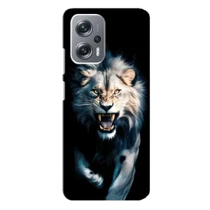 Чохол з картинкою 'Хижаки' для Xiaomi Redmi Note 12 Pro (5g) (Лев у темряві)
