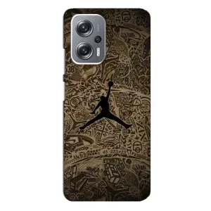 Чехлы для Xiaomi Redmi Note 12 Pro (5g) - с картинкой JORDAN (AlphaPrint) (Logo Jordan)