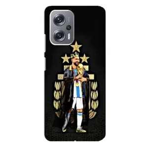Чохли для Xiaomi Redmi Note 12 Pro (5g) (Leo чемпіон) (AlphaPrint) (Мессі Король)
