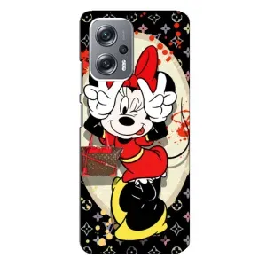 Чехол Disney Mouse Xiaomi Redmi Note 12 Pro (5g) (PREMIUMPrint) (Минни peace)