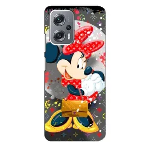 Чехол Disney Mouse Xiaomi Redmi Note 12 Pro (5g) (PREMIUMPrint) (Minni с бантиком)
