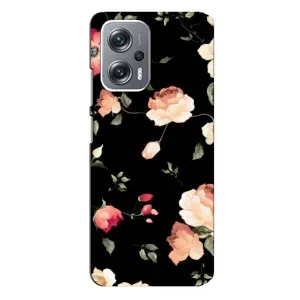 Чехлы с Цветами для Xiaomi Redmi Note 12 Pro (5g) (VPrint) (Розочки)