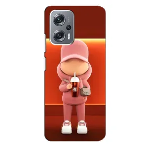 Крутые Чехлы Луи Виттон для Xiaomi Redmi Note 12 Pro (5g) (AlphaPrint) (С Кофе)