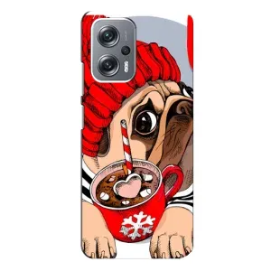 Чохли з собаками для Xiaomi Redmi Note 12 Pro (5g) (VPrint) (Песик в шапці)