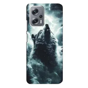 Чохол з картинкою 'Хижаки' для Xiaomi Redmi Note 12 Pro (5g) (Вовк у хмарах)