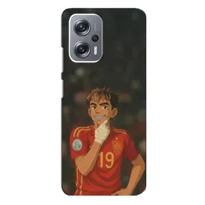 Чохол з футболістом Ламін Ямаль Xiaomi Redmi Note 12 Pro (5g) (Ямаль аніме)