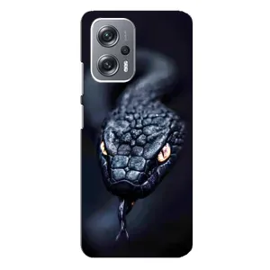 Чохол з картинкою 'Хижаки' для Xiaomi Redmi Note 12 Pro (5g) (Чорна змія)