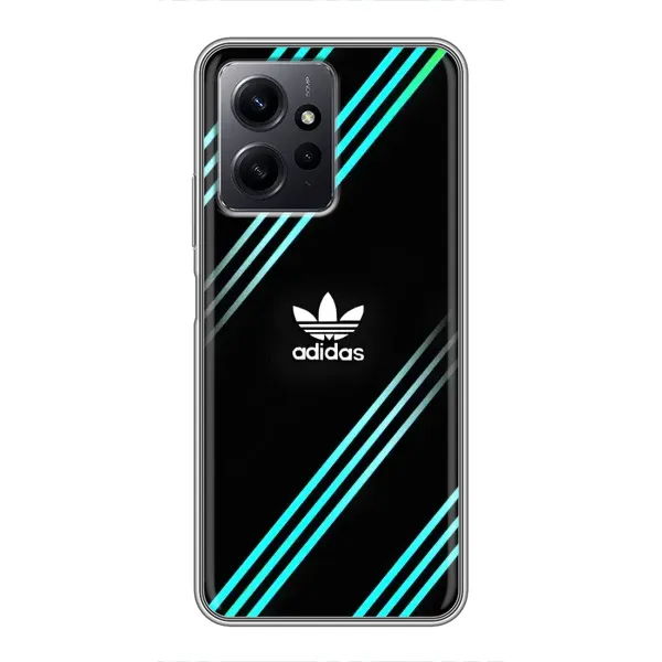 Чехол с принтом «Адидас с полосами» для Xiaomi Redmi Note 12