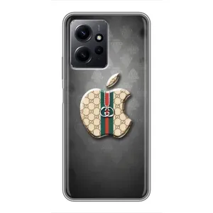 Чехлы ГУЧЧИ для Редми Ноут 12 (AlphaPrint) (Apple gucci)