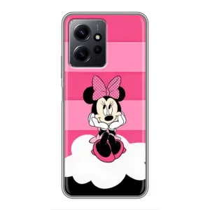 Міккі Маус чохол для Xiaomi Redmi Note 12 (AlphaPrint - Мультяшні) (Дівчинка Maus)