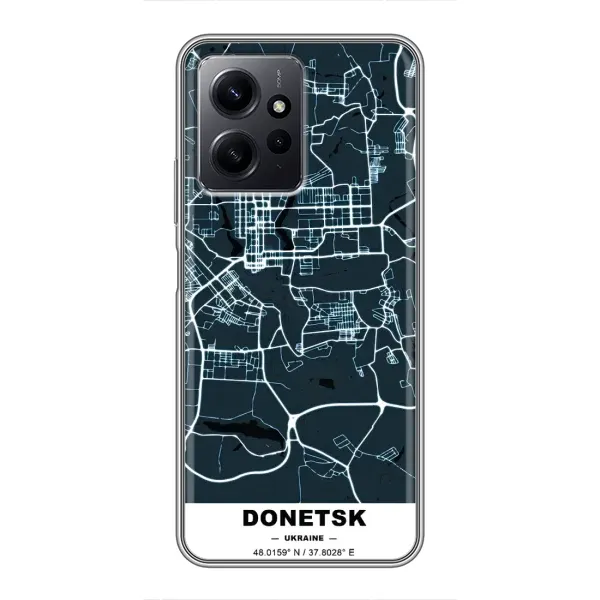 Чохол з принтом «Донецьк» для Xiaomi Redmi Note 12