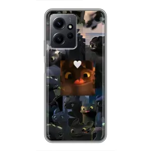 Чохол як приборкати дракона на Xiaomi Redmi Note 12 (Дракон колаж)