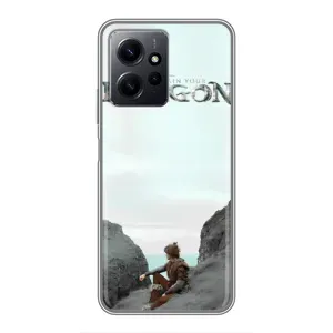 Чохол як приборкати дракона на Xiaomi Redmi Note 12 (Дракон лого)