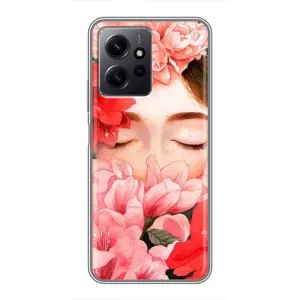 Чехлы (ART) Цветы на Xiaomi Redmi Note 12 (VPrint) (Глаза в цветах)