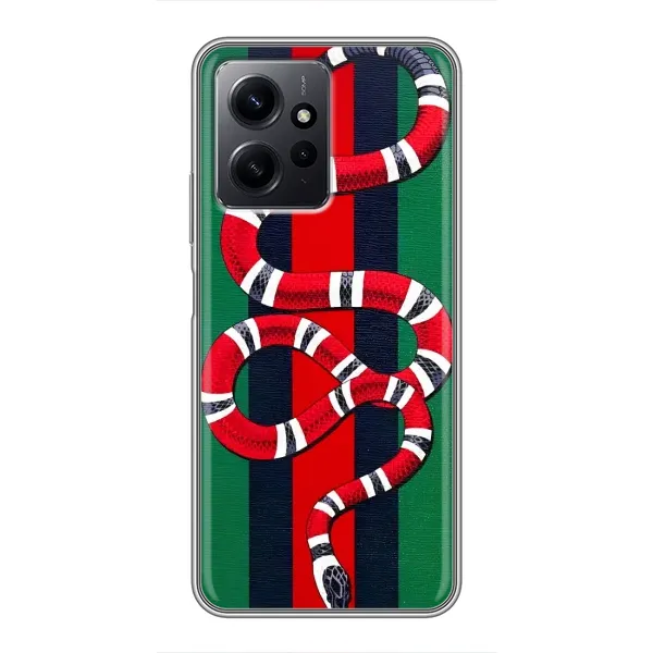 Чехол с принтом «Gucci змия» для Xiaomi Redmi Note 12