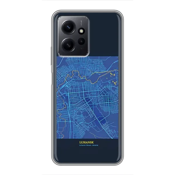 Чохол з принтом «Луганськ» для Xiaomi Redmi Note 12