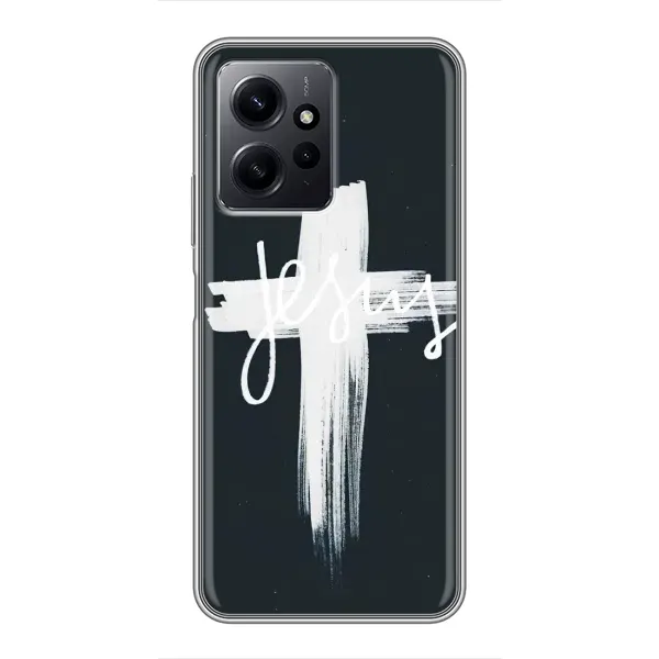 Чехол с принтом «Иисус» для Xiaomi Redmi Note 12