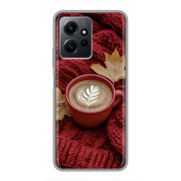 Чехол с принтом «Кофе на пледе» для Xiaomi Redmi Note 12