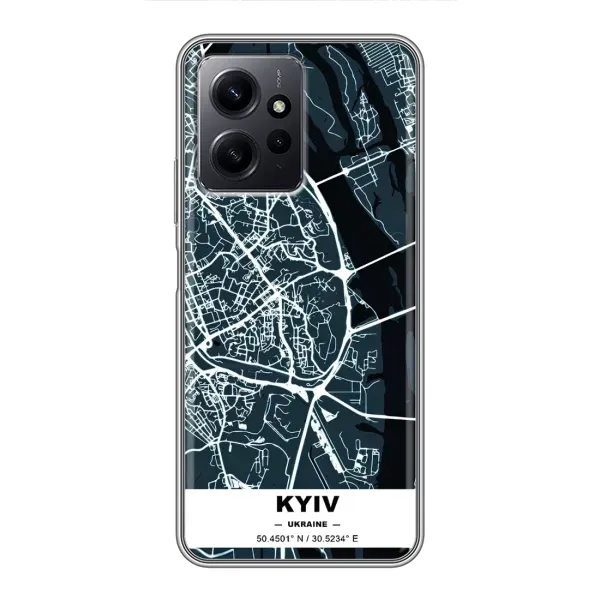 Чохол з принтом «Київ» для Xiaomi Redmi Note 12