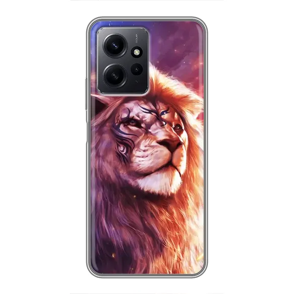 Чехол с принтом «Красочный Лев» для Xiaomi Redmi Note 12