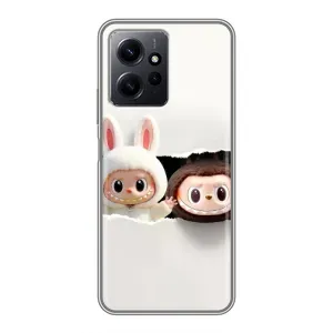 Чохол з принтом «Лабубу» для Xiaomi Redmi Note 12