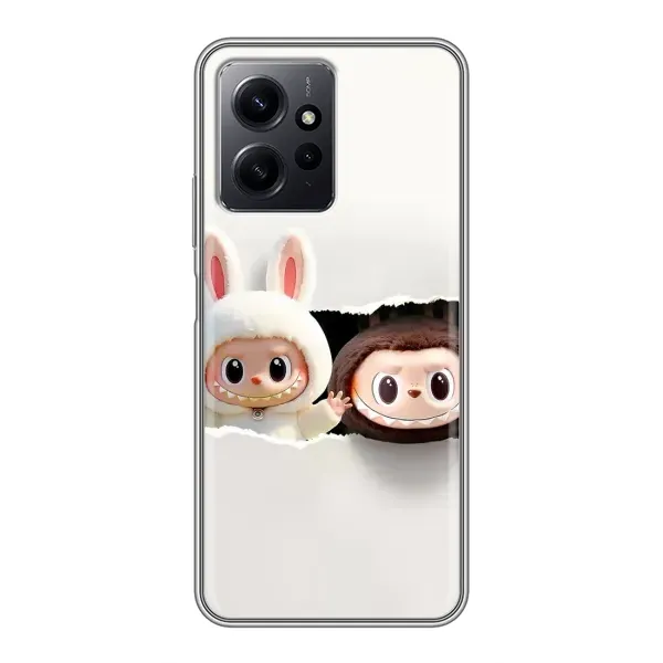 Чохол з принтом «Лабубу» для Xiaomi Redmi Note 12