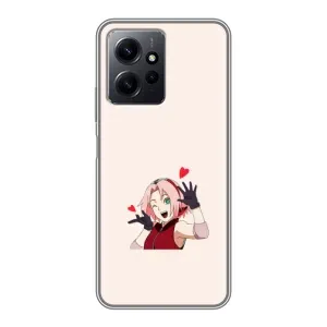 Чехол с принтом «Лайк Сакура» для Xiaomi Redmi Note 12