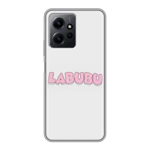 Чохол з принтом «Лого Лабубу» для Xiaomi Redmi Note 12