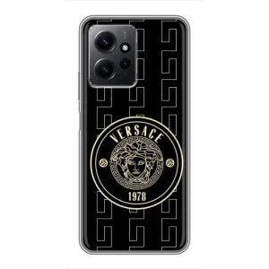 Чохол з принтом «Лого Версаче» для Xiaomi Redmi Note 12