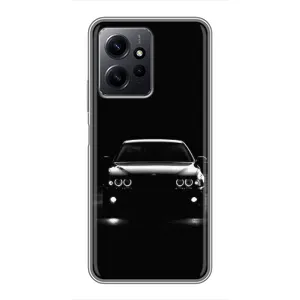Чехол для Редми Ноут 12 - с принтом БМВ (AlphaPrint) (Машина BMW)