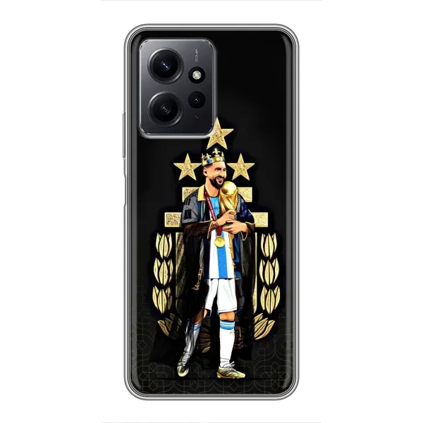 Чехол с принтом «Месси Король» для Xiaomi Redmi Note 12 Чехол с принтом «Месси Король» для Xiaomi Redmi Note 12