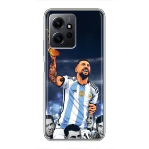 Чохли для Xiaomi Redmi Note 12 (Leo чемпіон) (AlphaPrint) (Мессі з кубком)